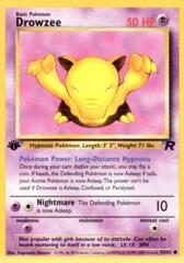 Drowzee - 54/82 - Common - 1st Edition